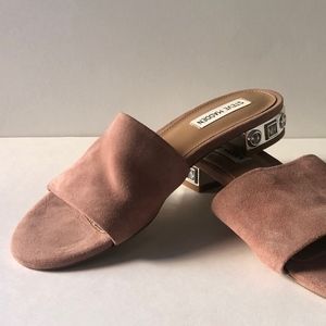 Steve Madden Mauve Costa Mules